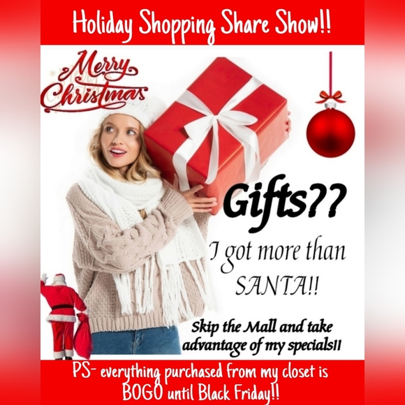 HOLIDAY SHOPPING SHARE SHOW!! BLACK FRIDAY ON SATURDAY!! 😃 - Picture 1 of 1